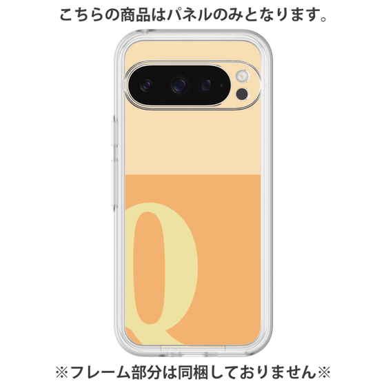 Premium Panel［ Original - initial two tone - Q orange ］