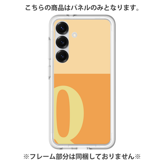 Premium Panel［ Original - initial two tone - Q orange ］