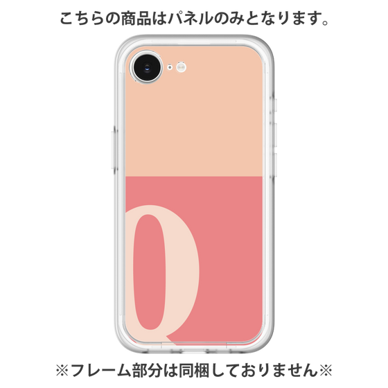 Premium Panel［ Original - initial two tone - Q pink ］