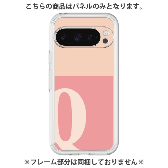 Premium Panel［ Original - initial two tone - Q pink ］