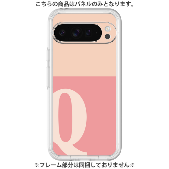 Premium Panel［ Original - initial two tone - Q pink ］