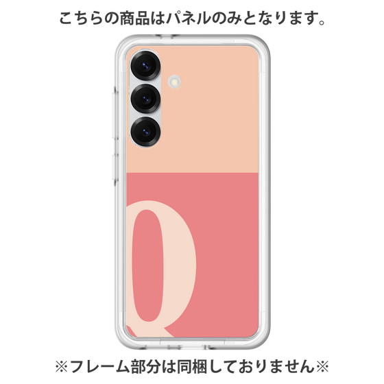 Premium Panel［ Original - initial two tone - Q pink ］