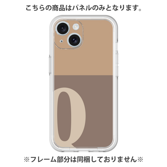 Premium Panel［ Original - initial two tone - Q brown ］