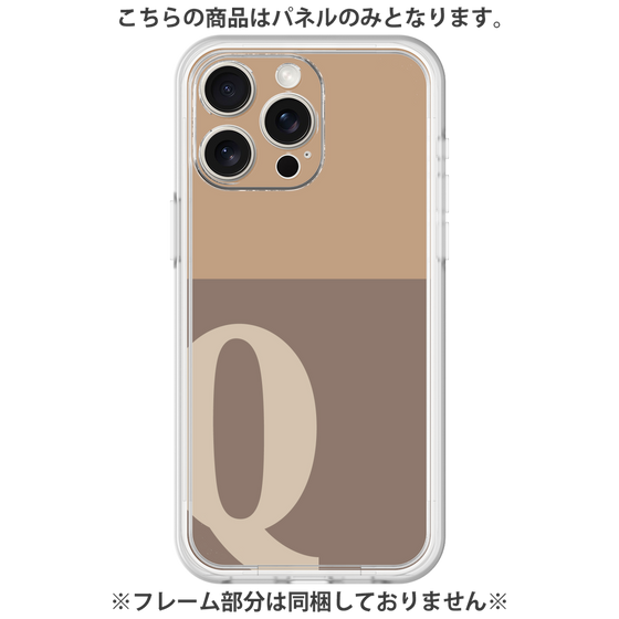 Premium Panel［ Original - initial two tone - Q brown ］