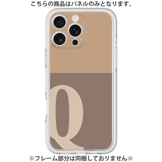 Premium Panel［ Original - initial two tone - Q brown ］