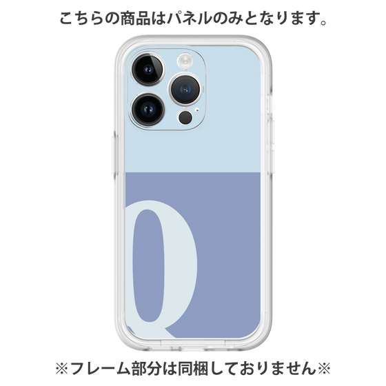 Premium Panel［ Original - initial two tone - Q blue ］