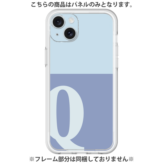 Premium Panel［ Original - initial two tone - Q blue ］