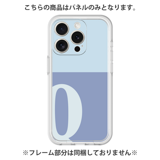 Premium Panel［ Original - initial two tone - Q blue ］