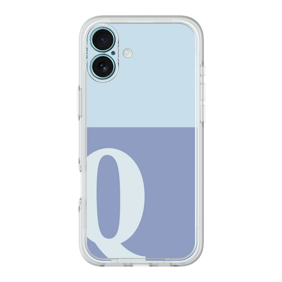 Premium Panel［ Original - initial two tone - Q blue ］