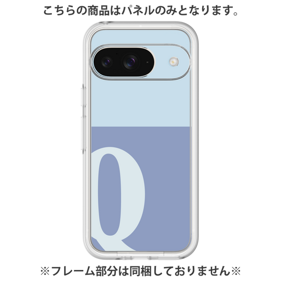Premium Panel［ Original - initial two tone - Q blue ］