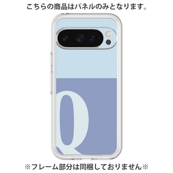 Premium Panel［ Original - initial two tone - Q blue ］