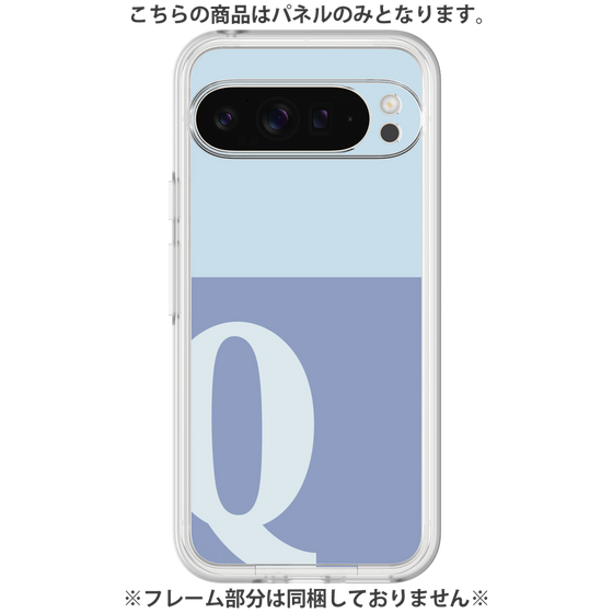 Premium Panel［ Original - initial two tone - Q blue ］