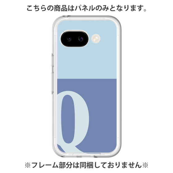 Premium Panel［ Original - initial two tone - Q blue ］