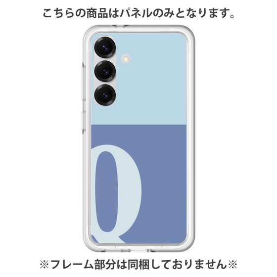 Premium Panel［ Original - initial two tone - Q blue ］