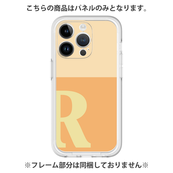 Premium Panel［ Original - initial two tone - R orange ］