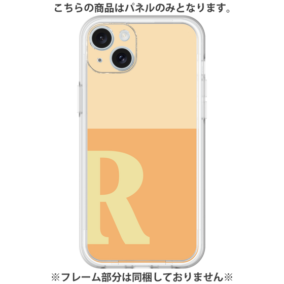 Premium Panel［ Original - initial two tone - R orange ］