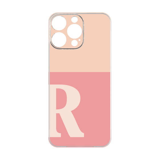 Premium Panel［ Original - initial two tone - R pink ］