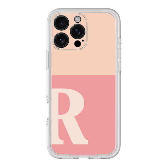 Premium Panel［ Original - initial two tone - R pink ］
