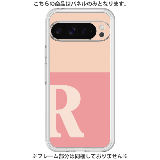 Premium Panel［ Original - initial two tone - R pink ］