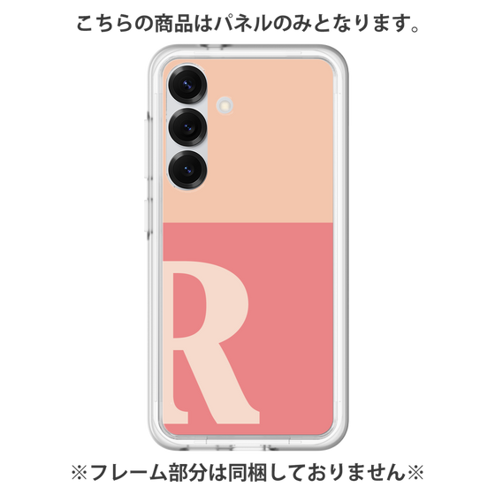 Premium Panel［ Original - initial two tone - R pink ］
