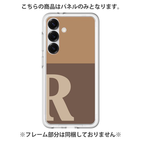 Premium Panel［ Original - initial two tone - R brown ］
