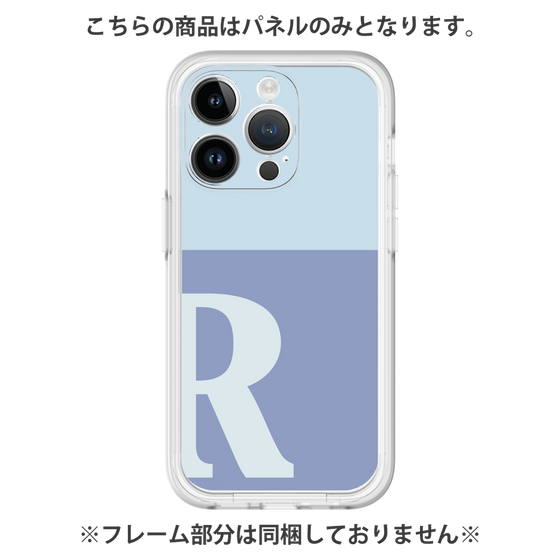 Premium Panel［ Original - initial two tone - R blue ］