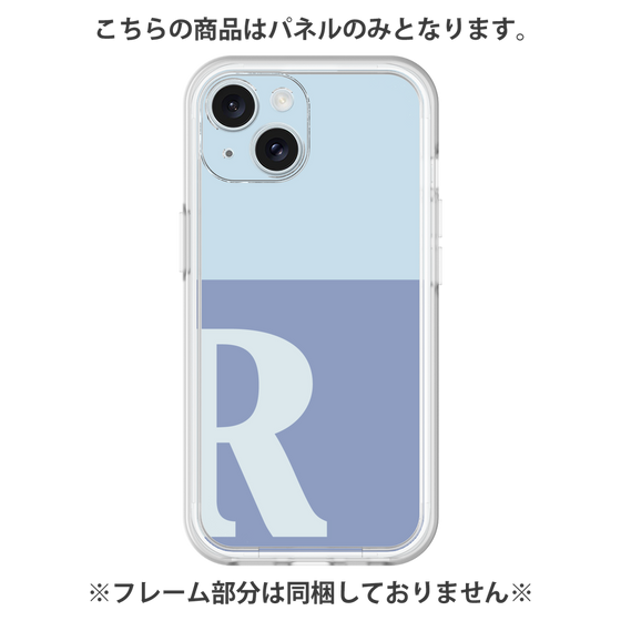 Premium Panel［ Original - initial two tone - R blue ］