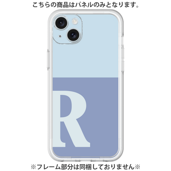 Premium Panel［ Original - initial two tone - R blue ］