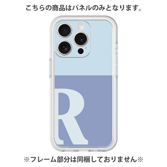 Premium Panel［ Original - initial two tone - R blue ］