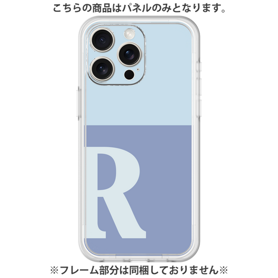 Premium Panel［ Original - initial two tone - R blue ］