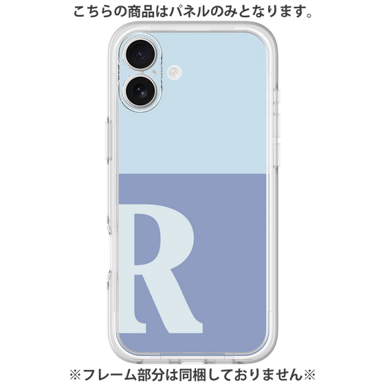 Premium Panel［ Original - initial two tone - R blue ］