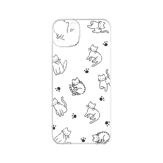 Premium Panel［ Original - CASEPLAY Cat All-over Pattern - black ］