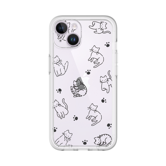 Premium Panel［ Original - CASEPLAY Cat All-over Pattern - black ］