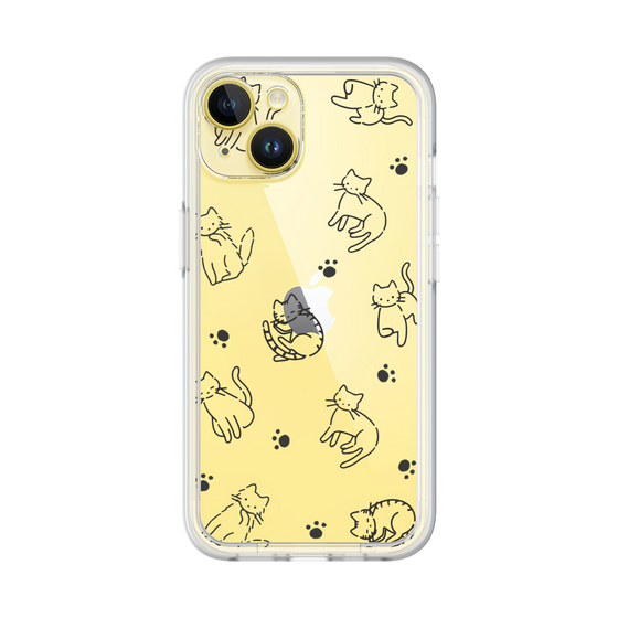 Premium Panel［ Original - CASEPLAY Cat All-over Pattern - black ］