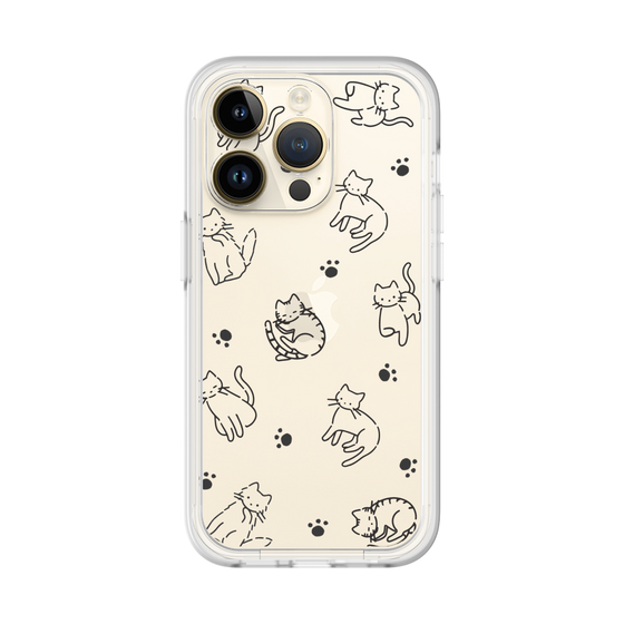Premium Panel［ Original - CASEPLAY Cat All-over Pattern - black ］
