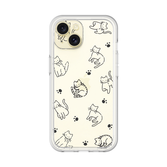 Premium Panel［ Original - CASEPLAY Cat All-over Pattern - black ］
