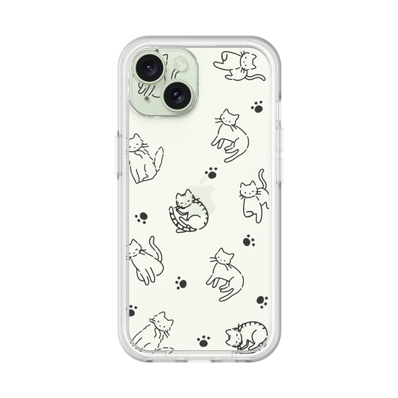 Premium Panel［ Original - CASEPLAY Cat All-over Pattern - black ］