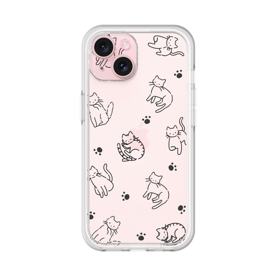 Premium Panel［ Original - CASEPLAY Cat All-over Pattern - black ］