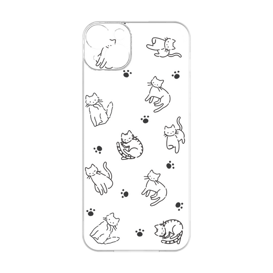 Premium Panel［ Original - CASEPLAY Cat All-over Pattern - black ］