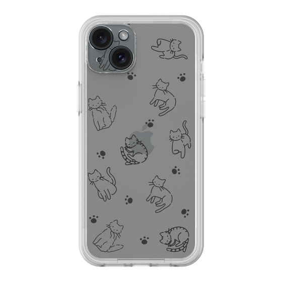 Premium Panel［ Original - CASEPLAY Cat All-over Pattern - black ］