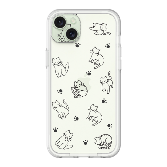 Premium Panel［ Original - CASEPLAY Cat All-over Pattern - black ］