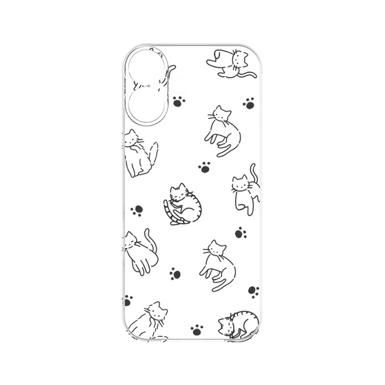 Premium Panel［ Original - CASEPLAY Cat All-over Pattern - black ］