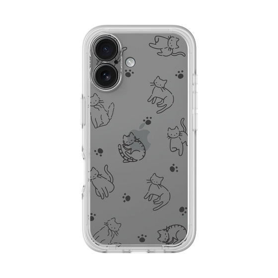 Premium Panel［ Original - CASEPLAY Cat All-over Pattern - black ］