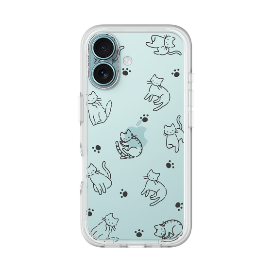 Premium Panel［ Original - CASEPLAY Cat All-over Pattern - black ］