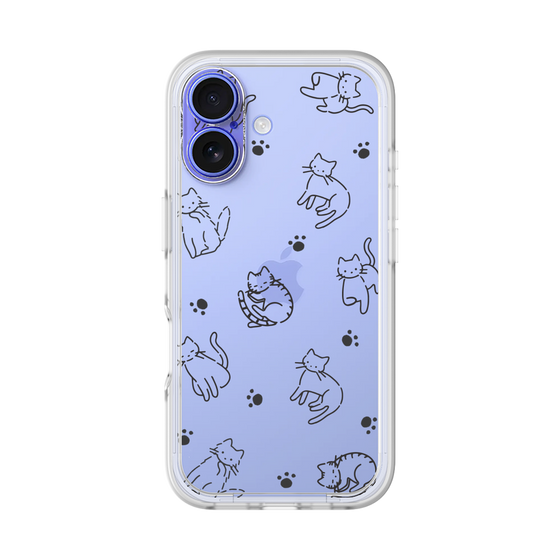 Premium Panel［ Original - CASEPLAY Cat All-over Pattern - black ］