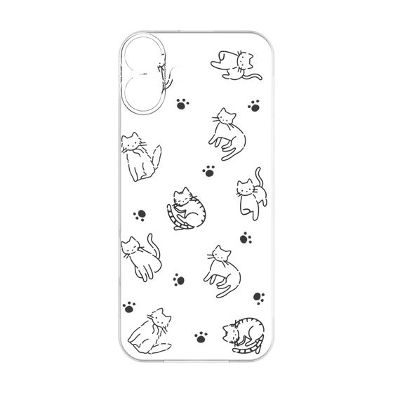 Premium Panel［ Original - CASEPLAY Cat All-over Pattern - black ］