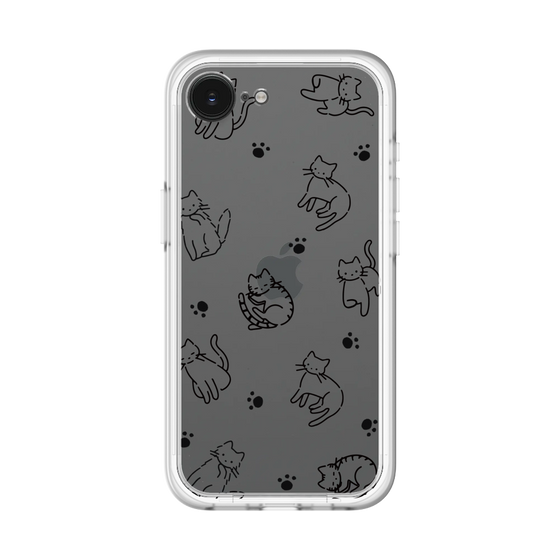 Premium Panel［ Original - CASEPLAY Cat All-over Pattern - black ］