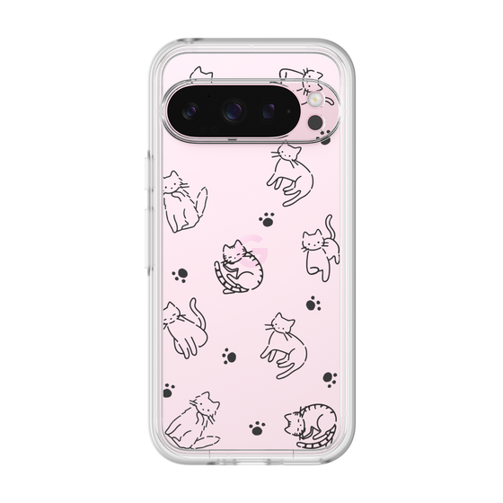 Premium Panel［ Original - CASEPLAY Cat All-over Pattern - black ］