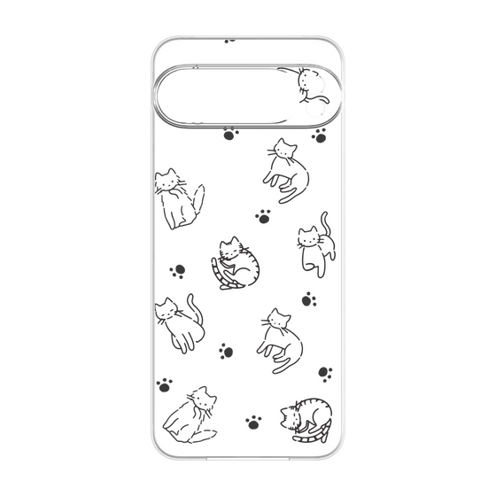 Premium Panel［ Original - CASEPLAY Cat All-over Pattern - black ］