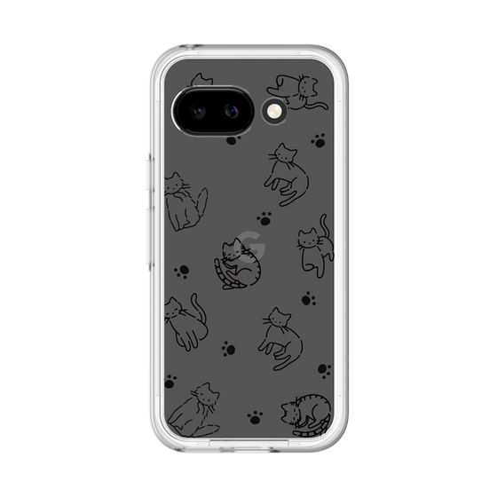 Premium Panel［ Original - CASEPLAY Cat All-over Pattern - black ］